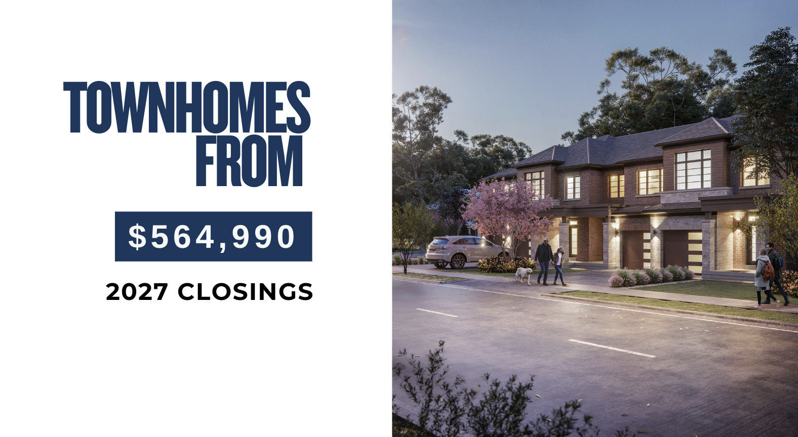 Empire Avalon Townhomes from $564,990 — 2027 Closings